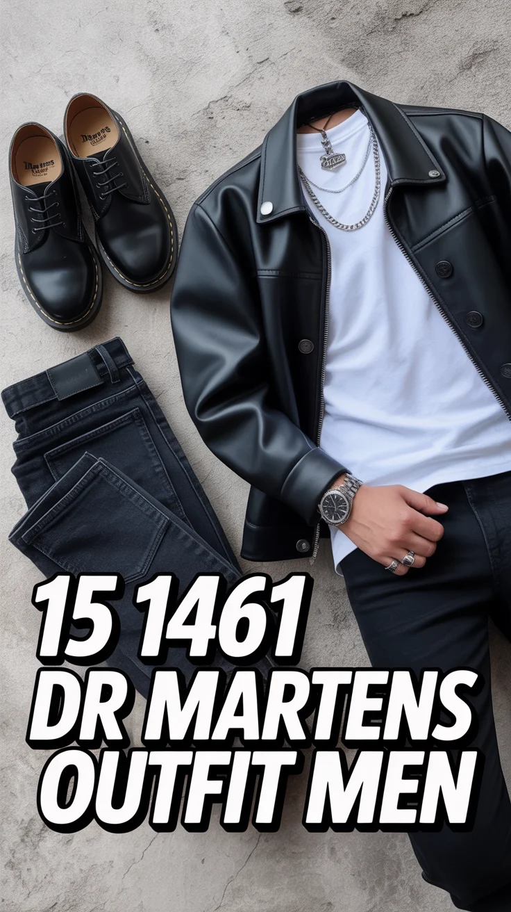 🥾 15 1461 Dr Martens Outfit Men