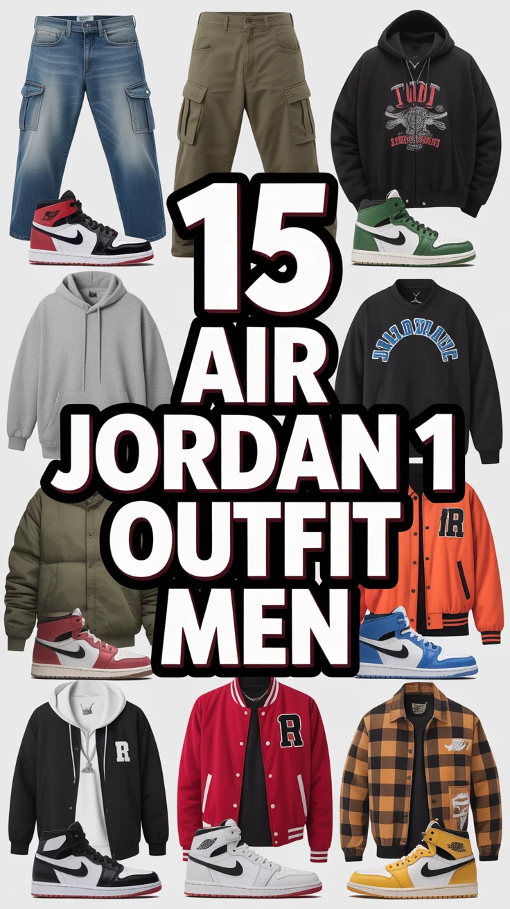 👟 15 Air Jordan 1 Outfit Men