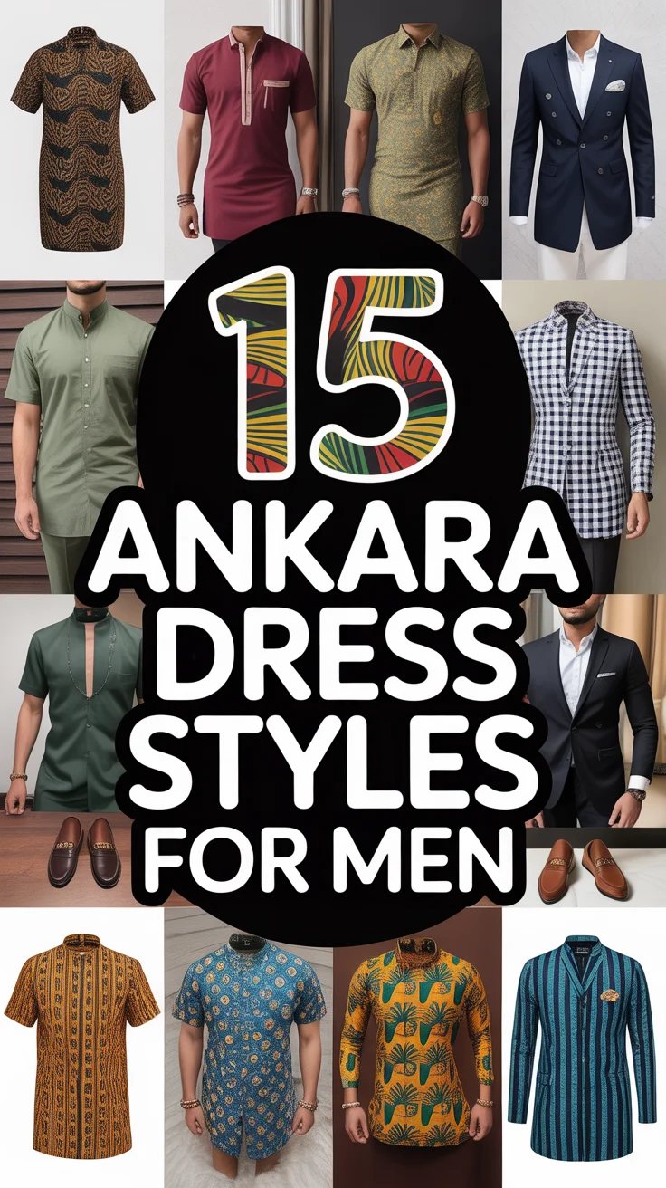 🧵 15 Ankara Dress Styles For Men