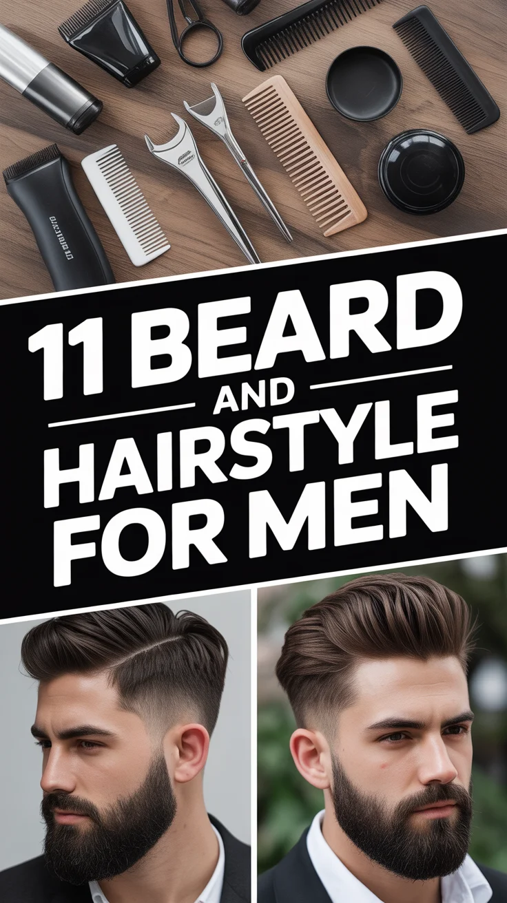 💇‍♂️ 11 Beard And Hairstyle For Men