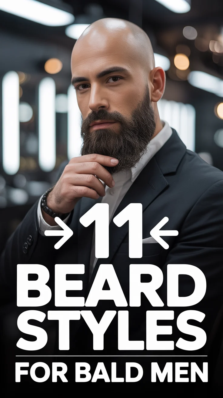 🪒 11 Beard Styles For Bald Men