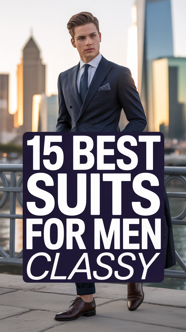 🕴️ 15 Best Suits For Men Classy