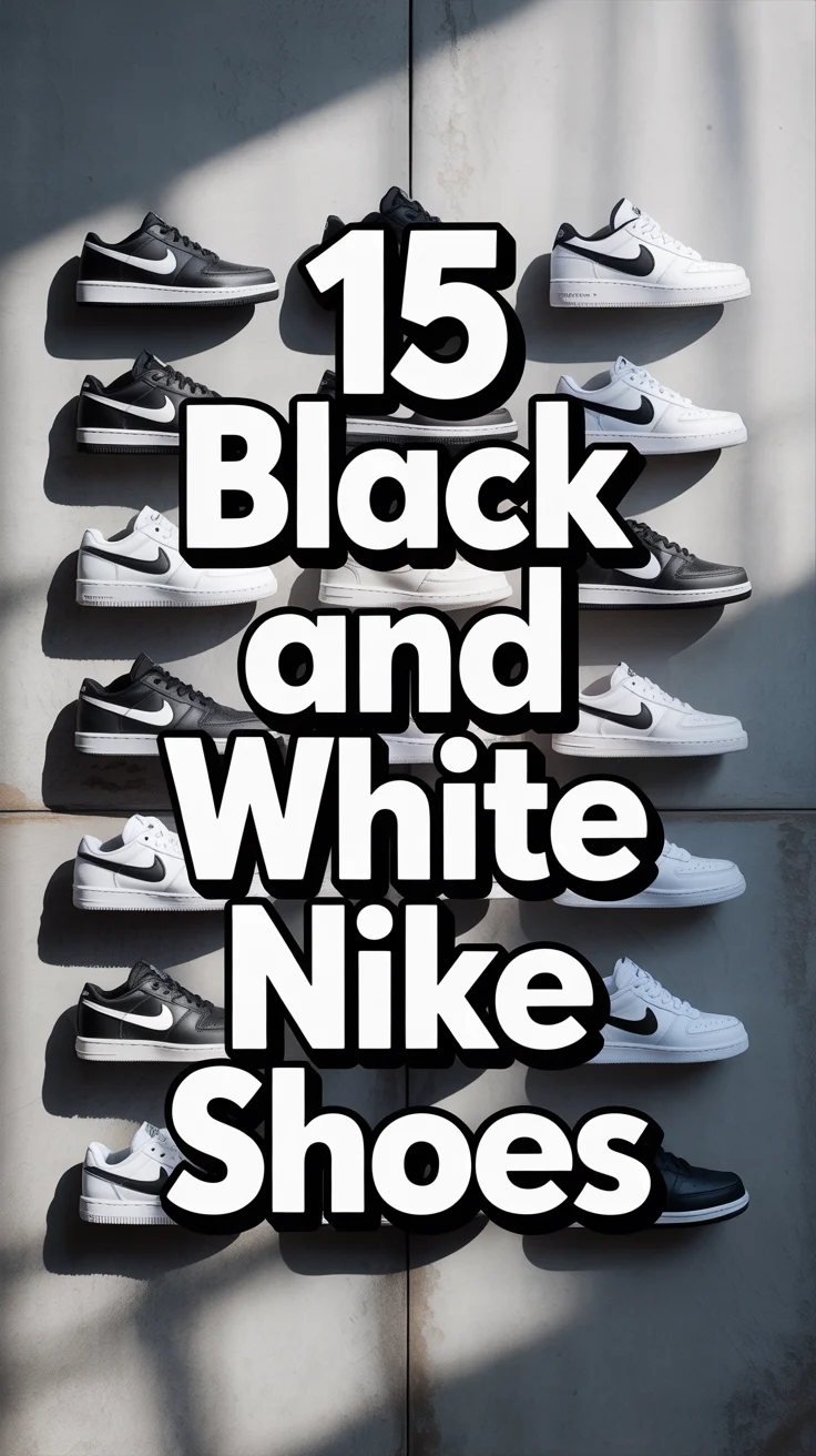 👟 15 Black And White Nike Shoes