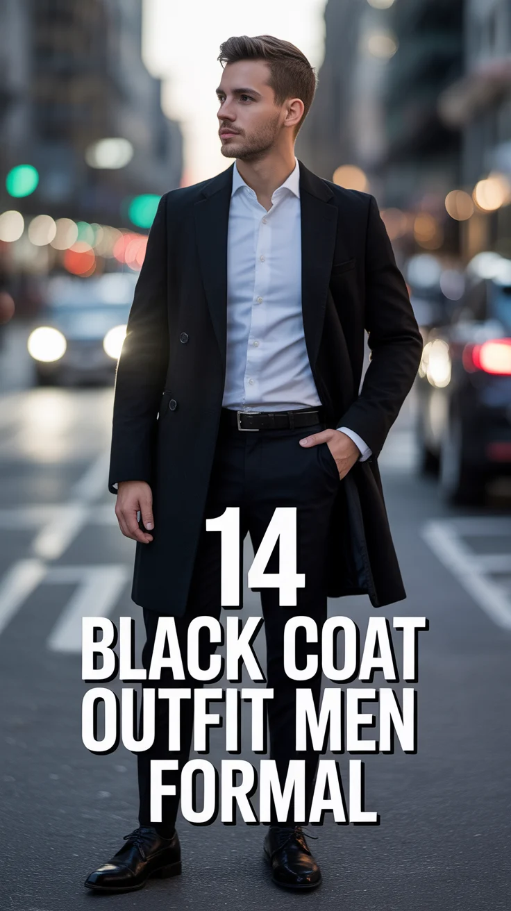 🕴️ 14 Black Coat Outfit Men Formal