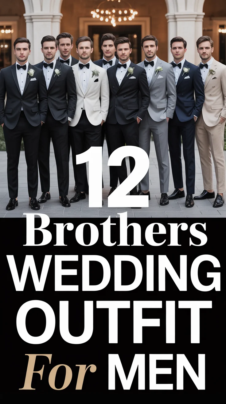 🕺 12 Brothers Wedding Outfit For Men
