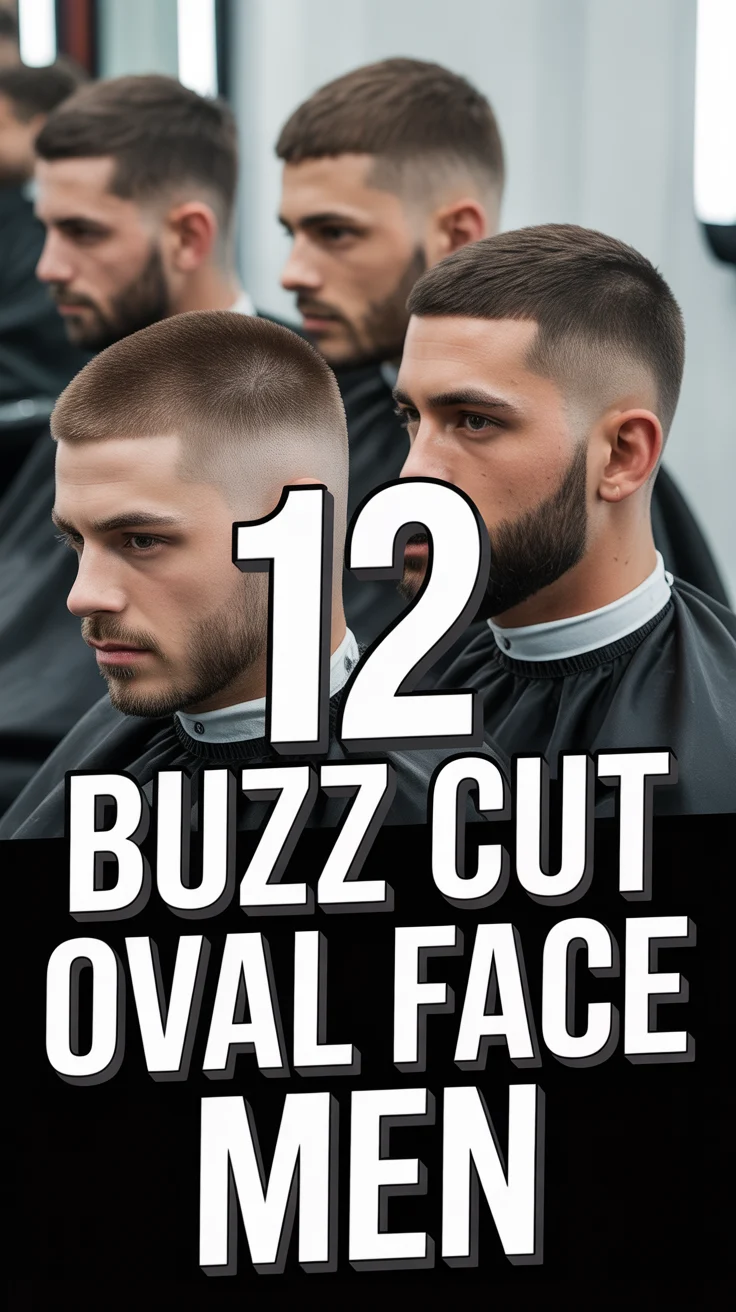 💈 12 Buzz Cut Oval Face Men