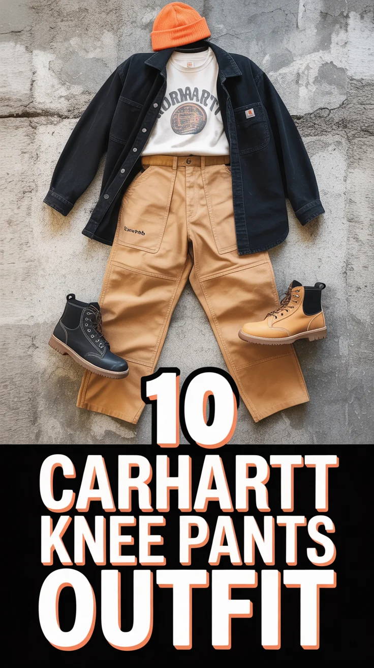 🧰 10 Carhartt Double Knee Pants Outfit