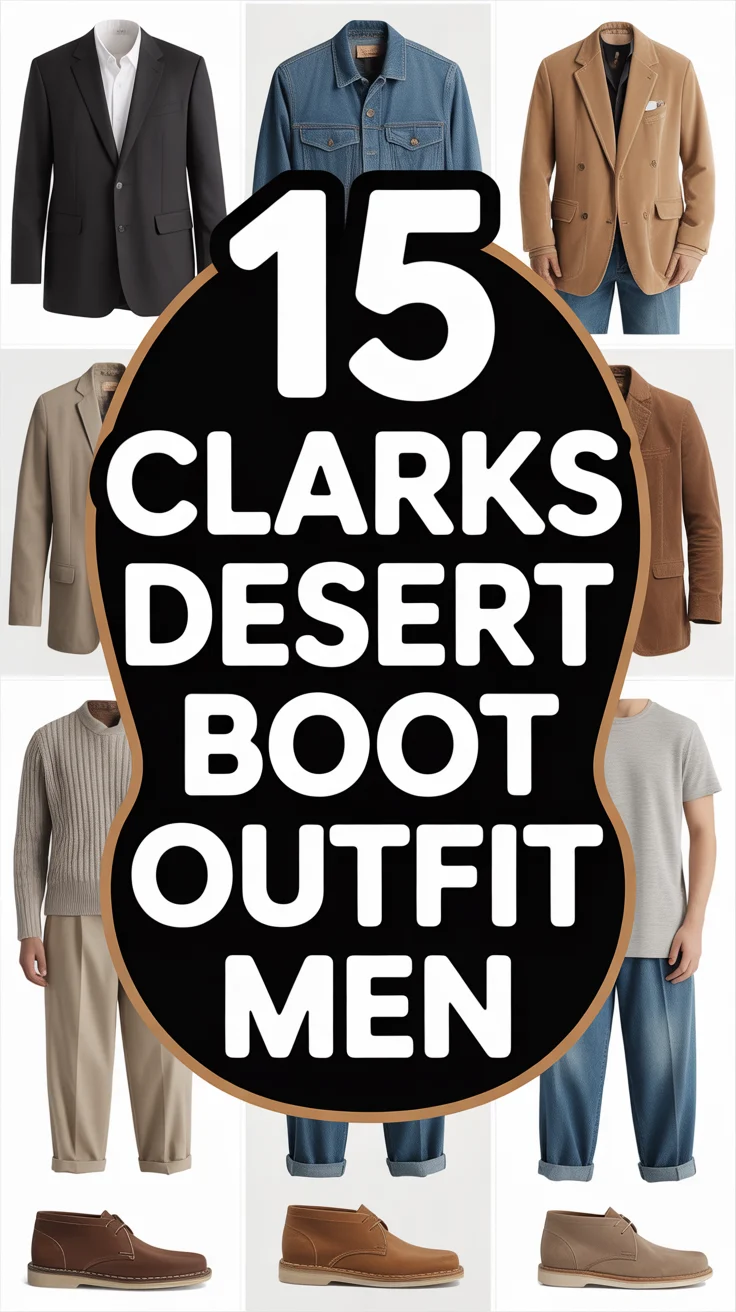 🥿 15 Clarks Desert Boot Outfit Men
