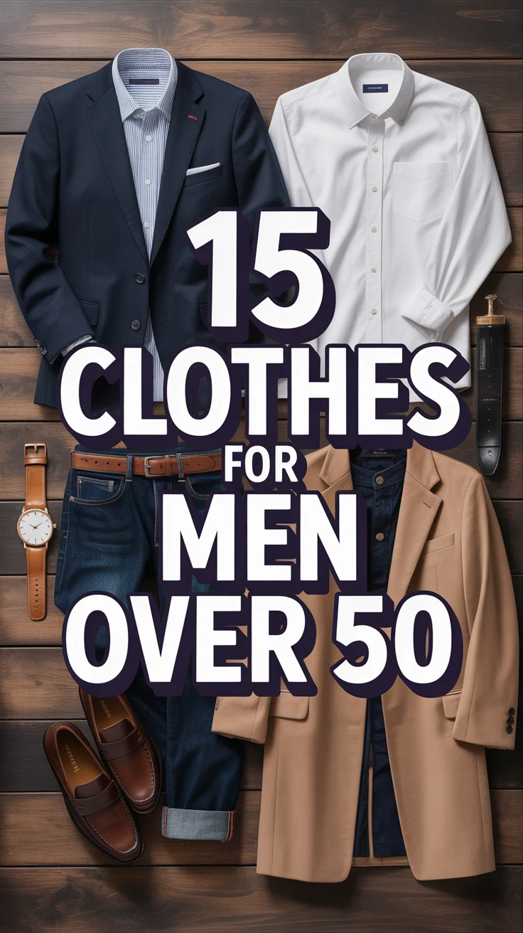 🧥 15 Clothes For Men Over 50