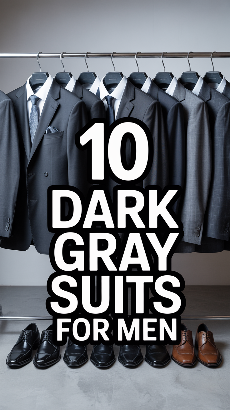 🕴️ 10 Dark Gray Suits For Men