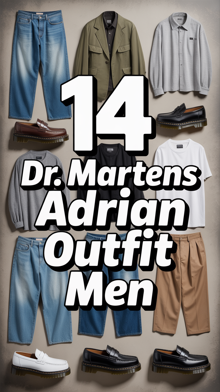 🥿 14 Dr Martens Adrian Outfit Men