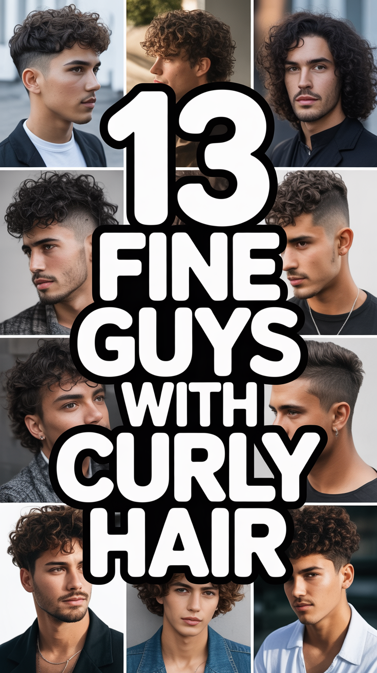 💈 13 Fine Guys With Curly Hair
