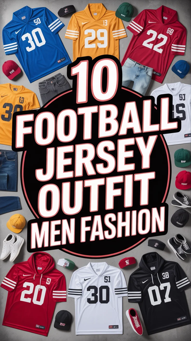 🏈 10 Football Jersey Outfit Men Fashion