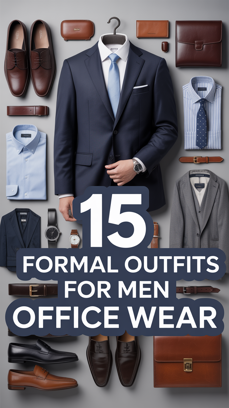 🧥 15 Formal Outfits For Men Office Wear