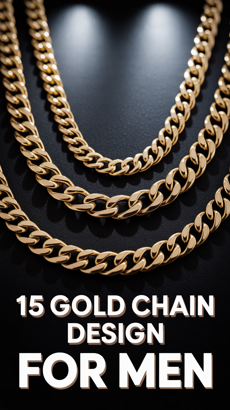 💫 15 Gold Chain Design For Men