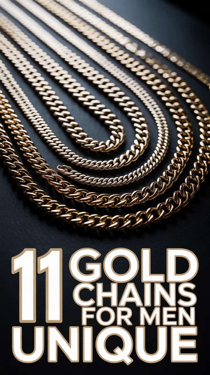 💎 11 Gold Chains For Men Unique