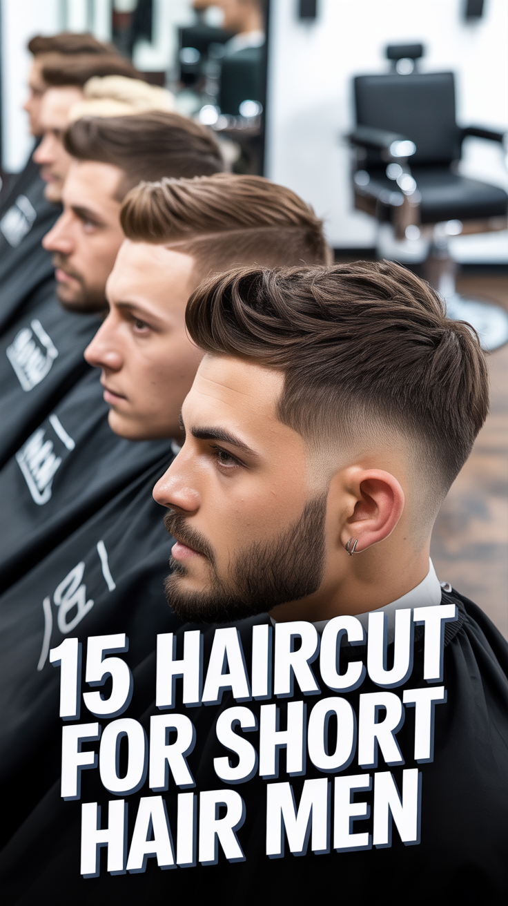 💈 15 Haircut For Short Hair Men