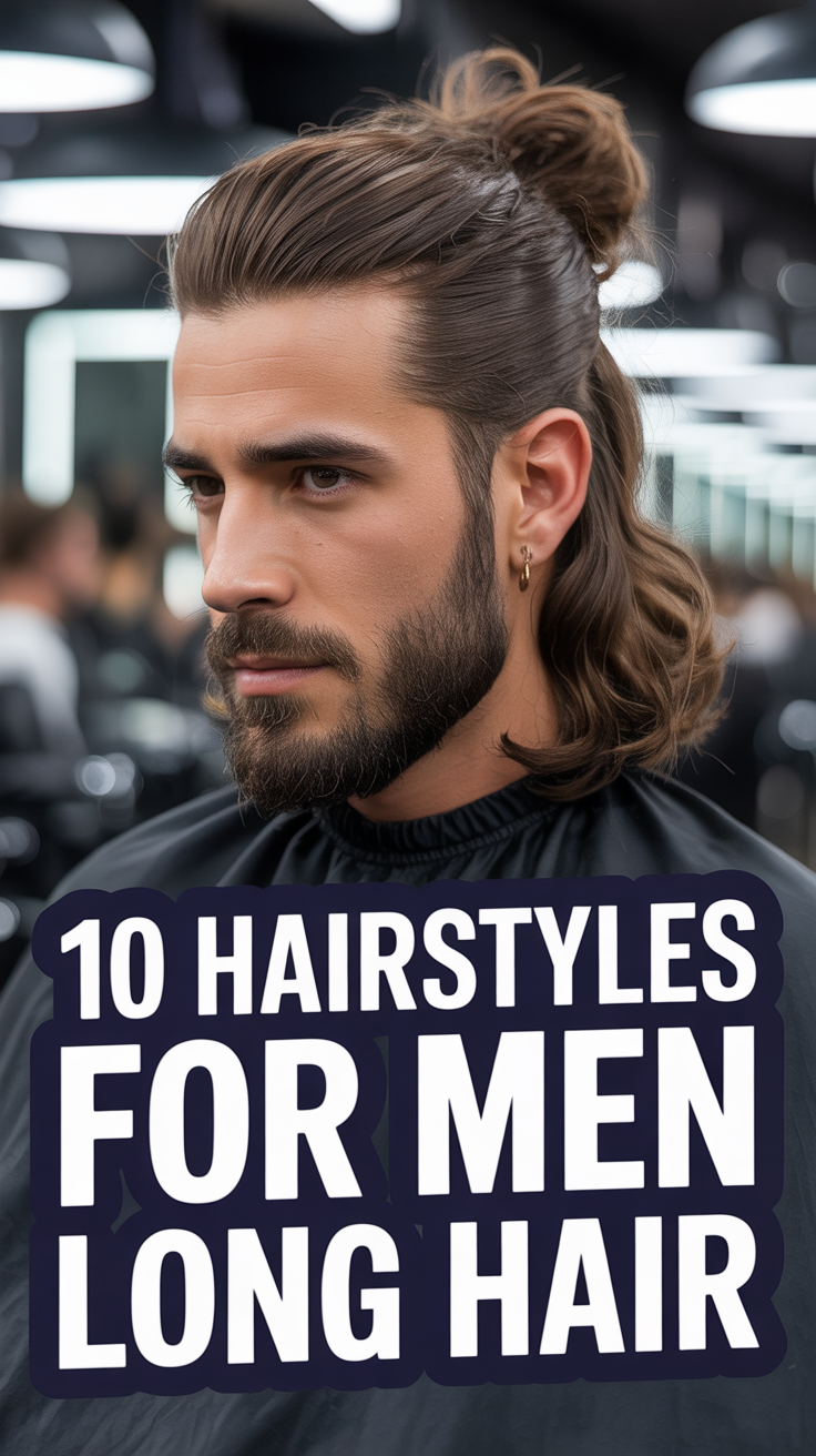 💇‍♂️ 10 Hairstyles For Men Long Hair