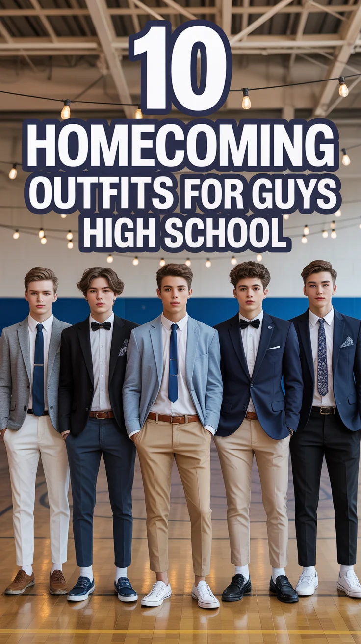 🕺 10 Homecoming Outfits For Guys High School