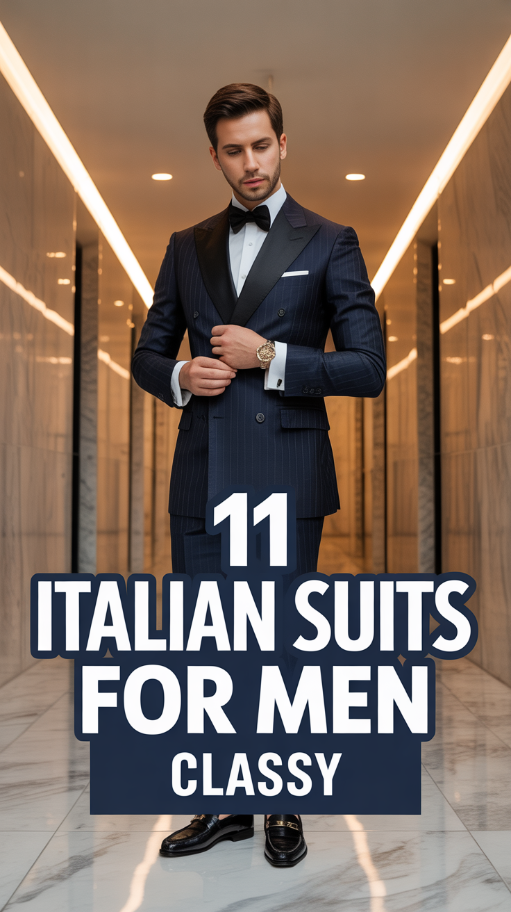 🤵 11 Italian Suits For Men Classy