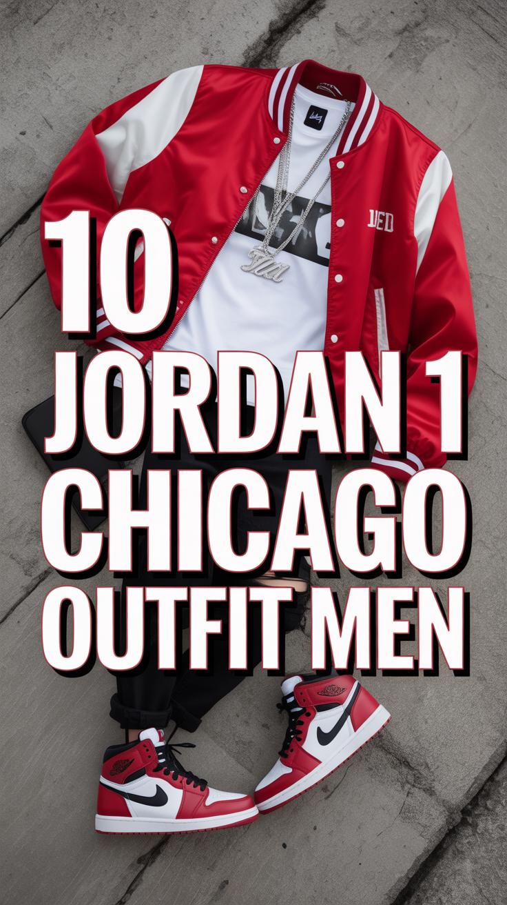 🔥 10 Jordan 1 Chicago Outfit Men