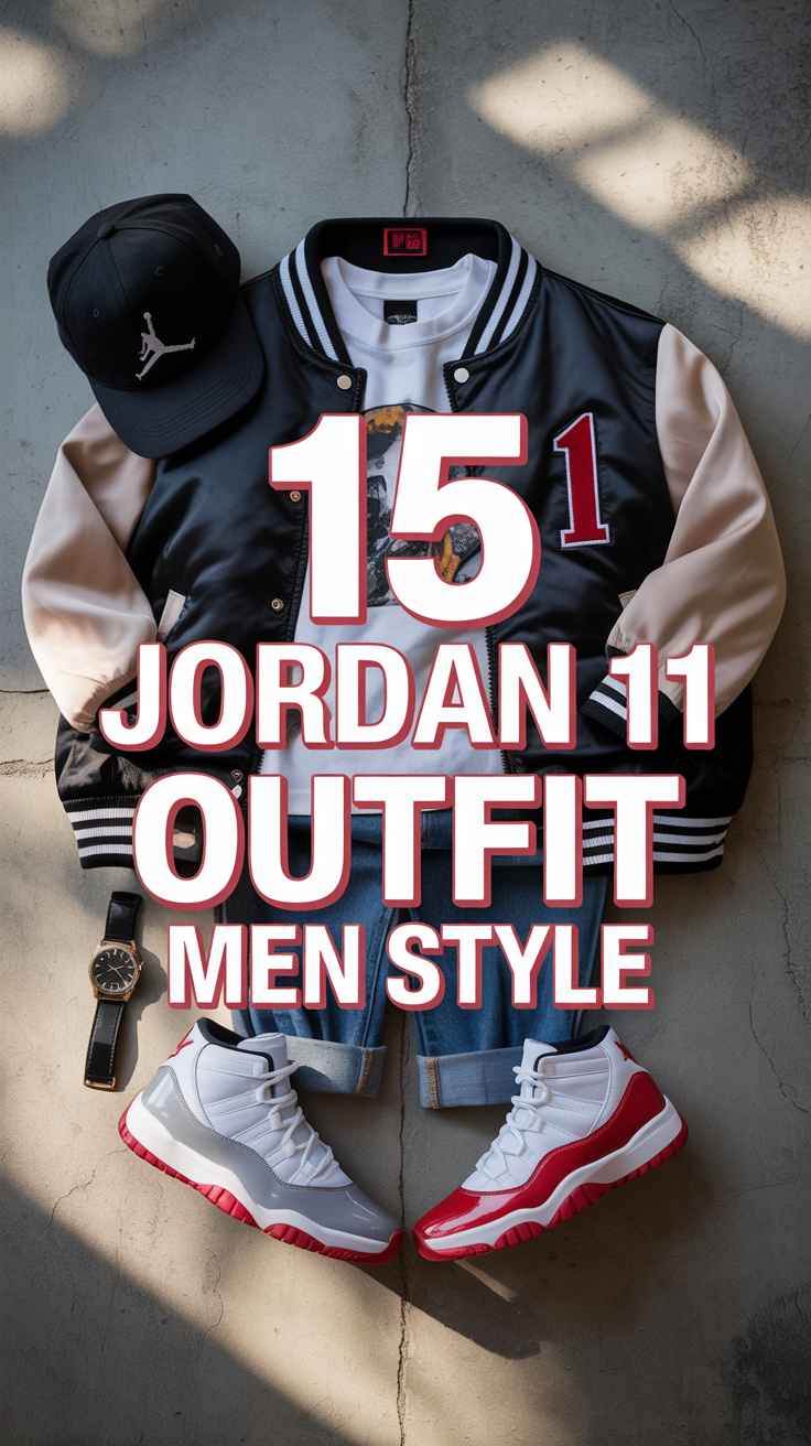 👟 15 Jordan 11 Outfit Men Style