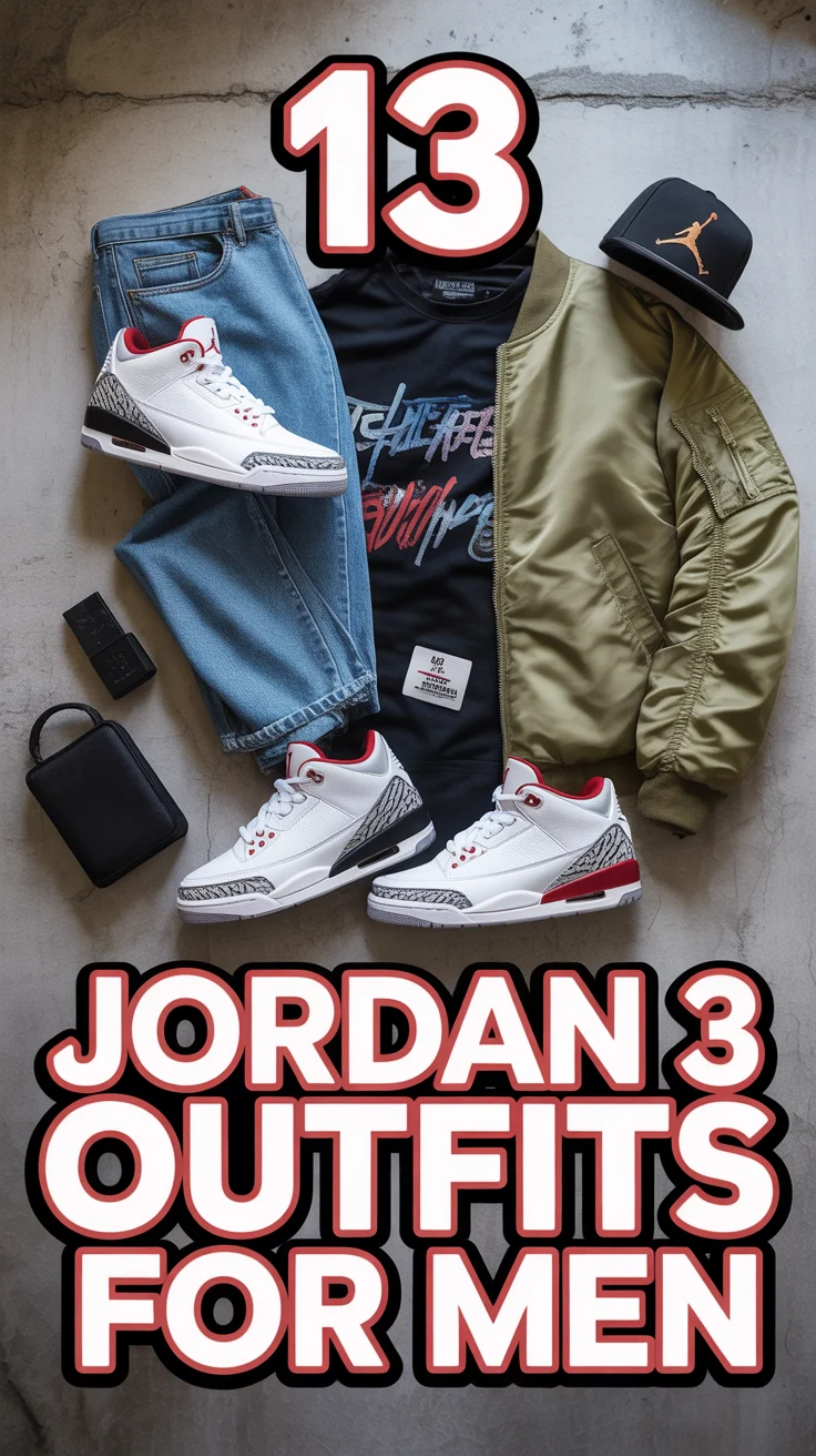 👟 13 Jordan 3 Outfits For Men