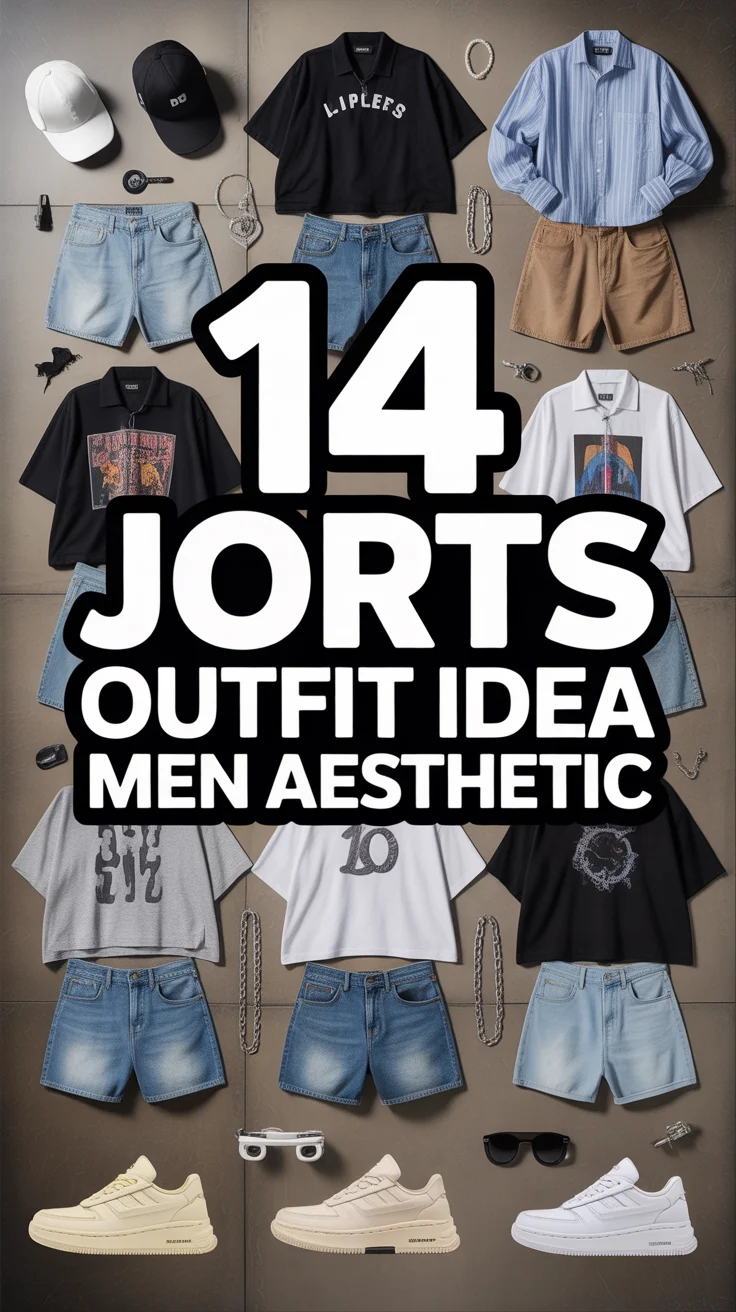 🩳 14 Jorts Outfit Idea Men Aesthetic