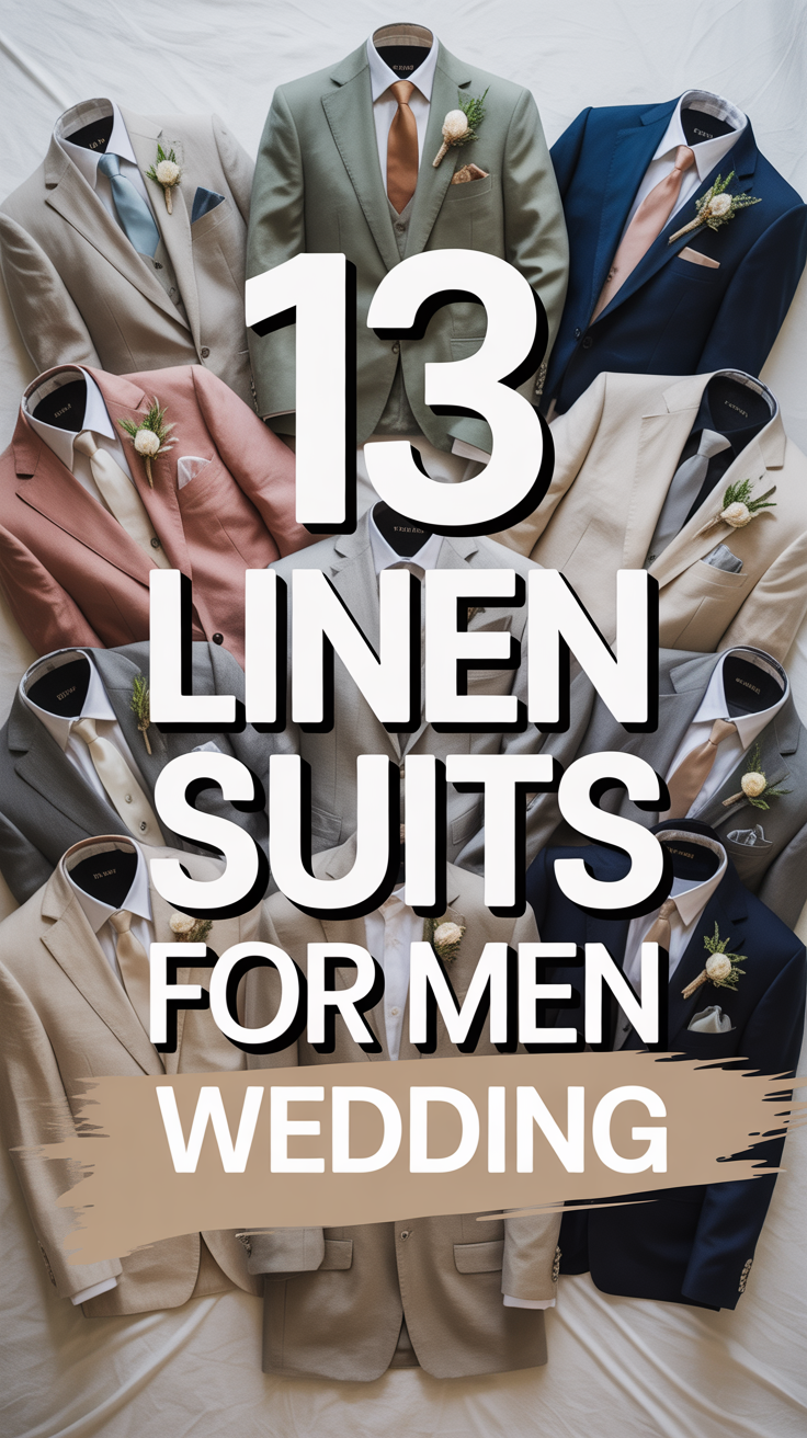 🕺 13 Linen Suits For Men Wedding