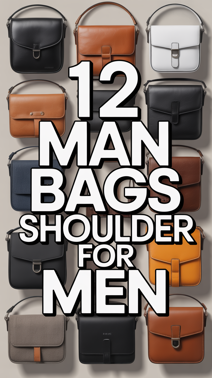 👜 12 Man Bags Shoulder For Men
