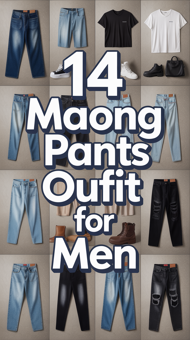 👖 14 Maong Pants Outfit For Men