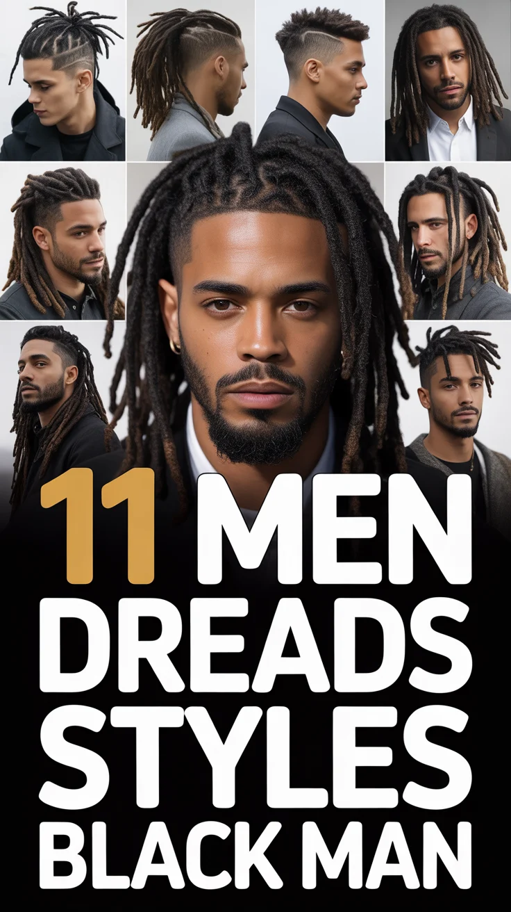 🌀 11 Men Dreads Styles Black Man