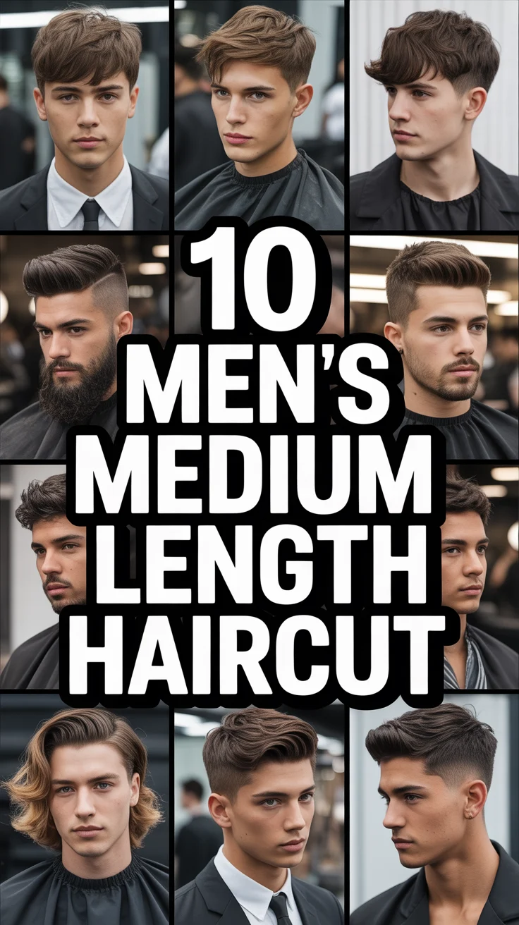 💇‍♂️ 10 Men S Medium Length Haircut