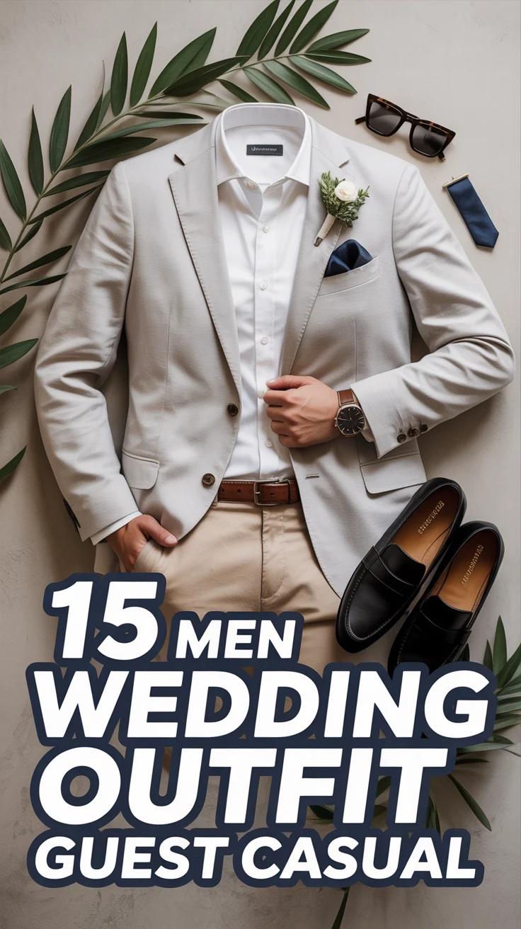 🕺 15 Men Wedding Outfit Guest Casual
