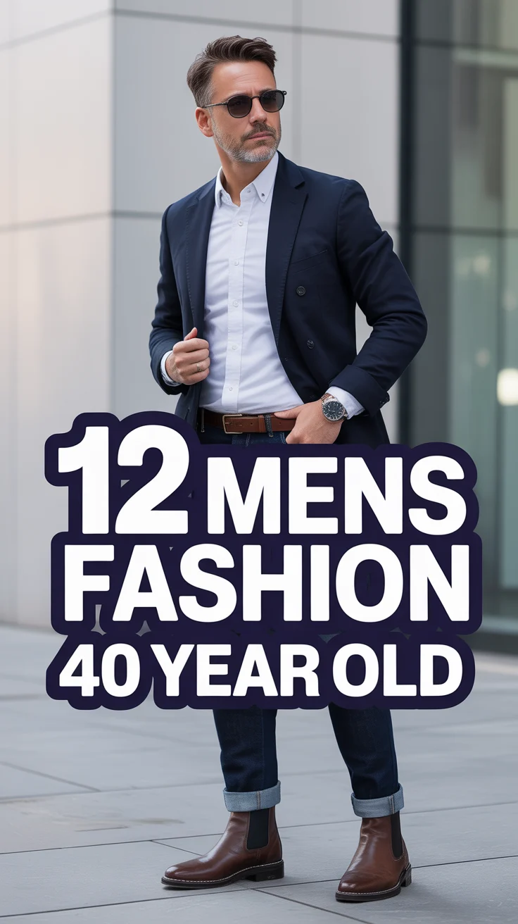 🧥 12 Mens Fashion 40 Year Old