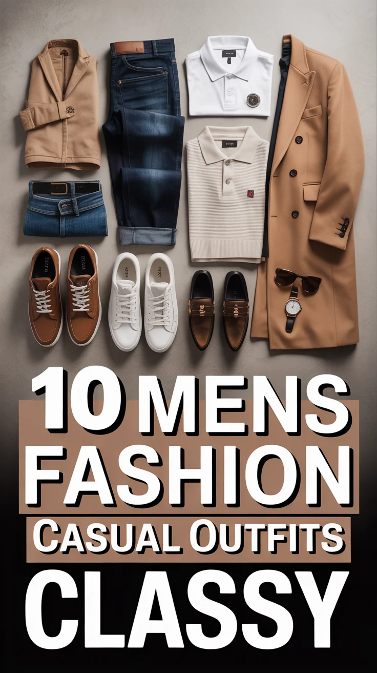 🧥 10 Mens Fashion Casual Outfits Classy