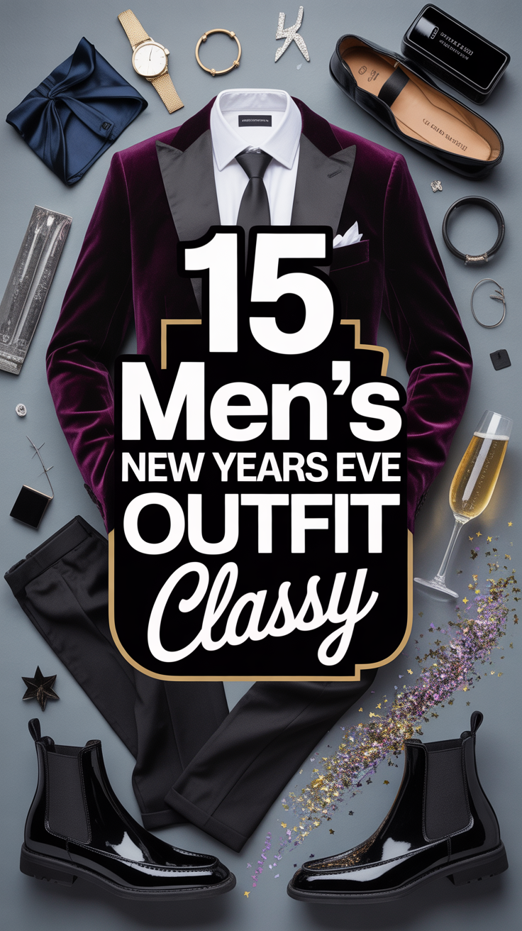 🕺 15 Men’s New Years Eve Outfit Classy