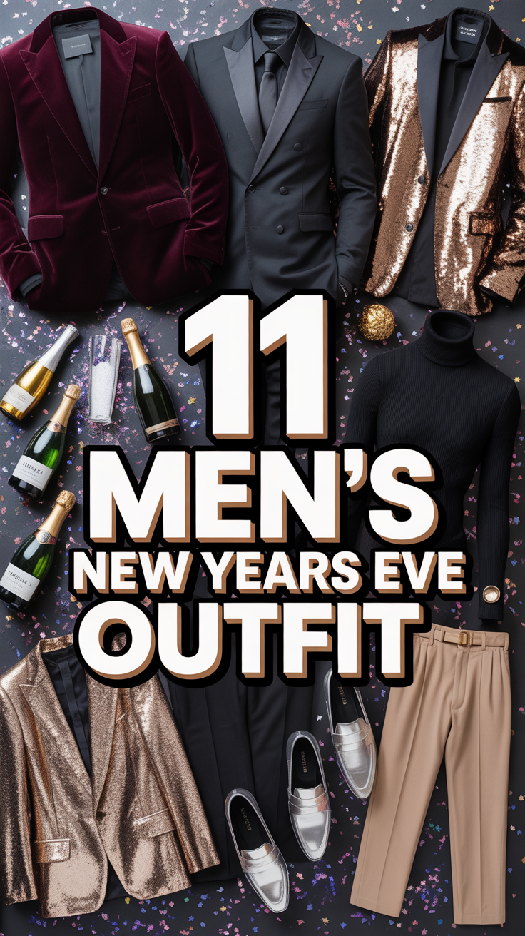 🎉 11 Mens New Years Eve Outfit
