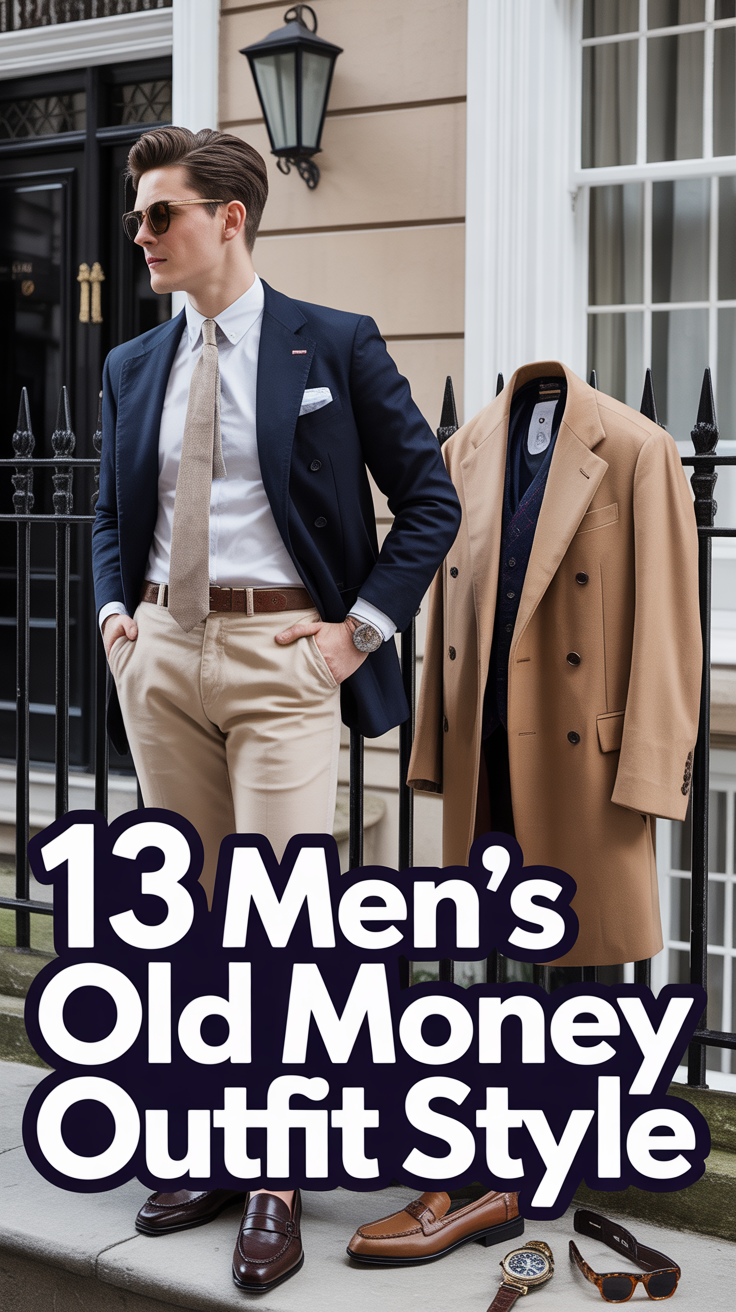 🧥 13 Men’s Old Money Outfit Style