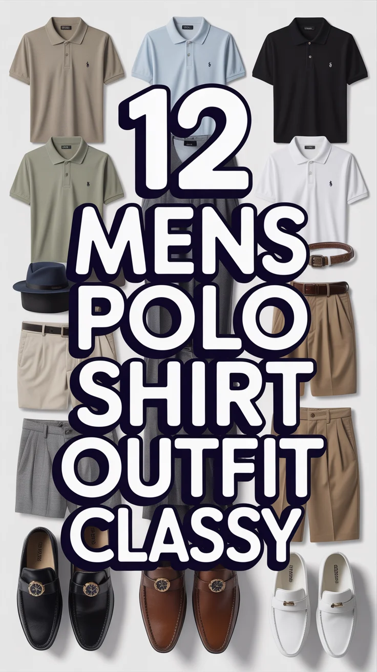 🧥 12 Mens Polo Shirt Outfit Classy