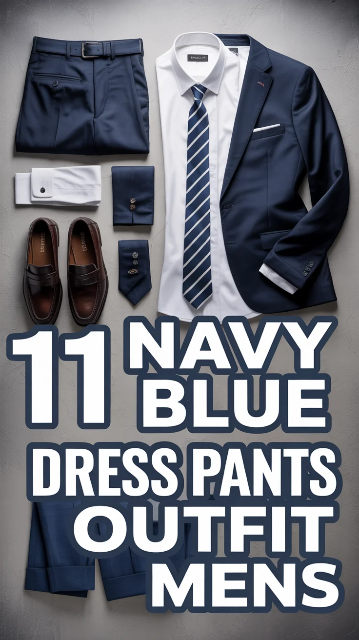 🧵 11 Navy Blue Dress Pants Outfit Mens
