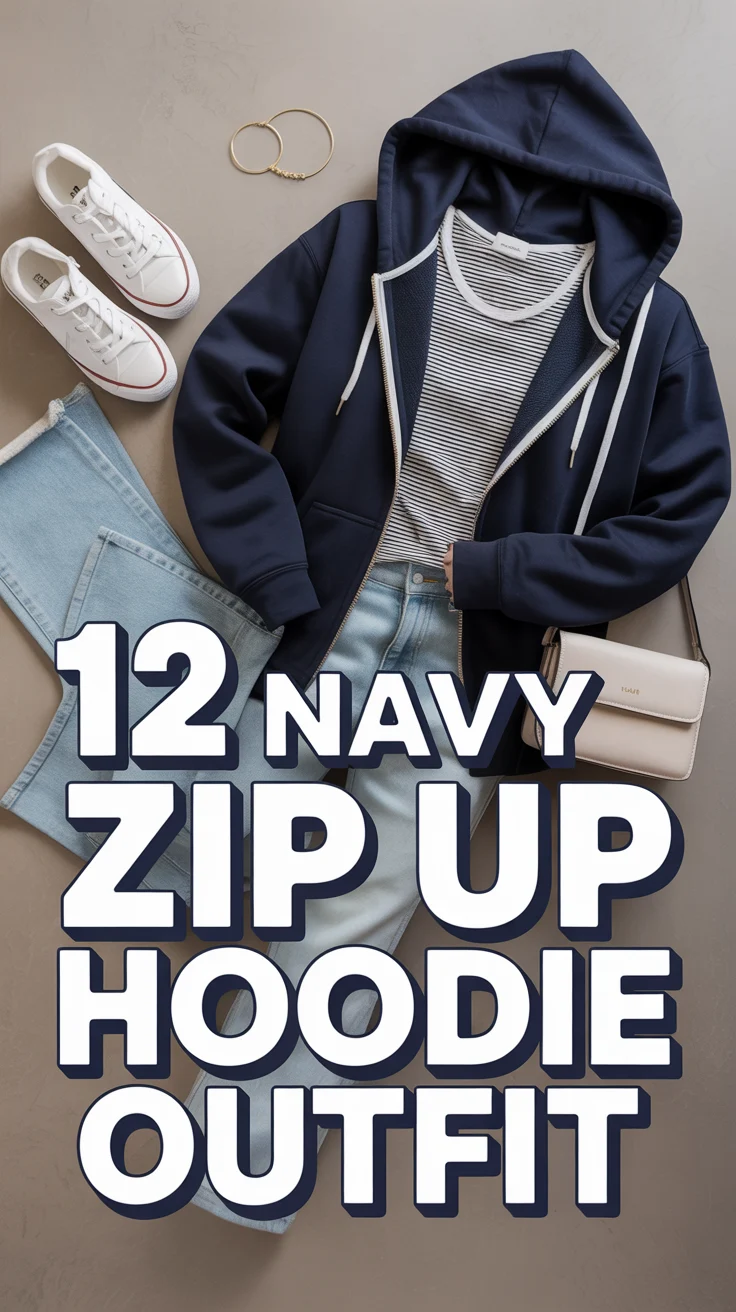 🧥 12 Navy Zip Up Hoodie Outfit