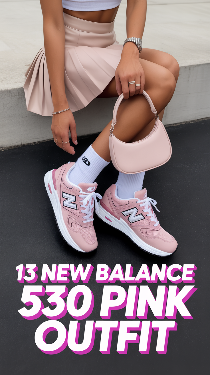 👟 13 New Balance 530 Pink Outfit
