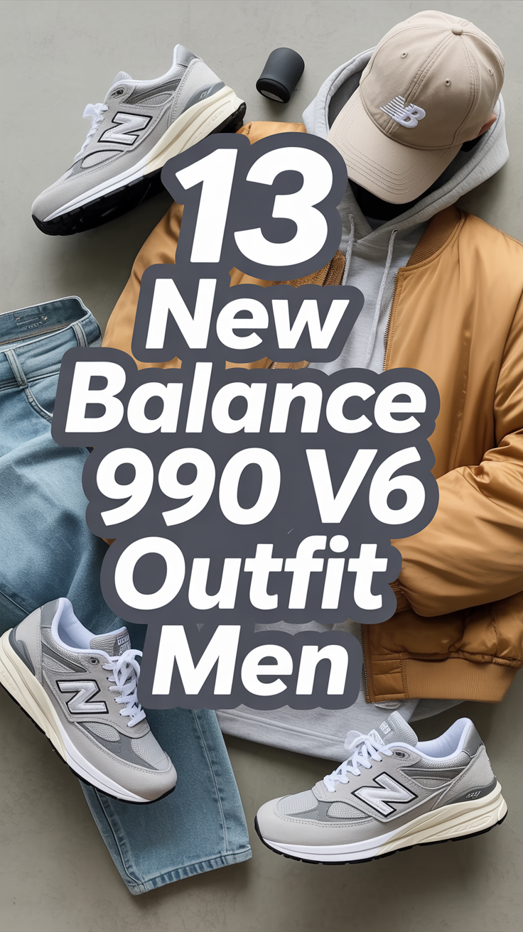 👟 13 New Balance 990 V6 Outfit Men