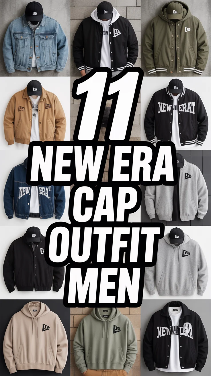 🧢 11 New Era Cap Outfit Men