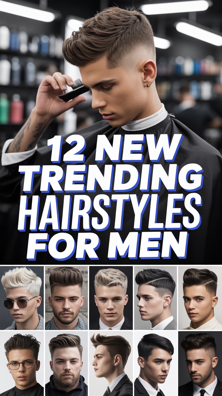 💇‍♂️ 12 New Trending Hairstyles For Men