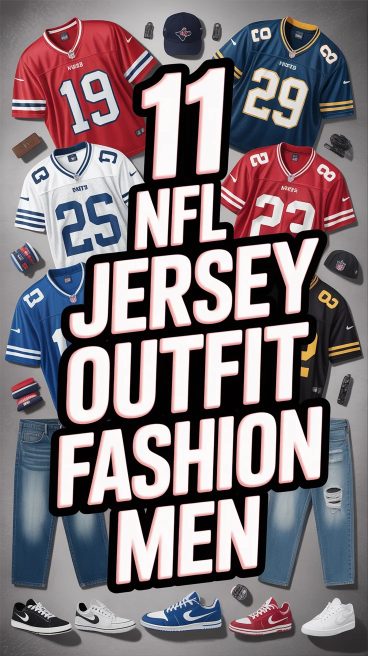 🧢 11 NFL Jersey Outfit Fashion Men