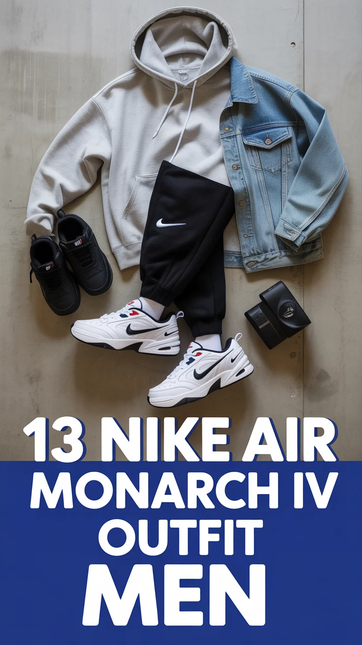 👟 13 Nike Air Monarch IV Outfit Men