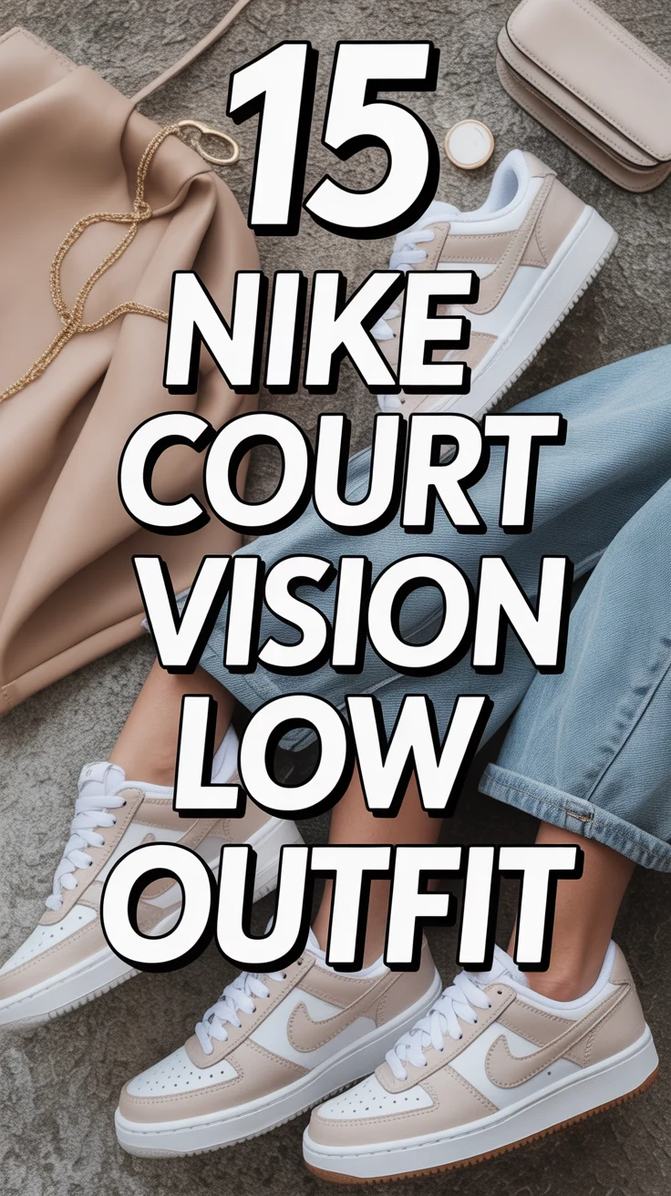 👟 15 Nike Court Vision Low Outfit