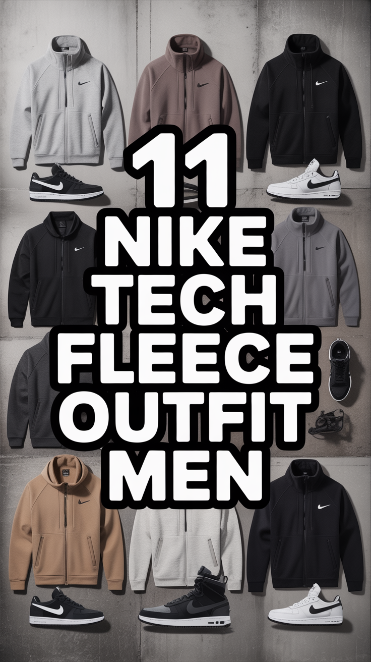 🧥 11 Nike Tech Fleece Outfit Men